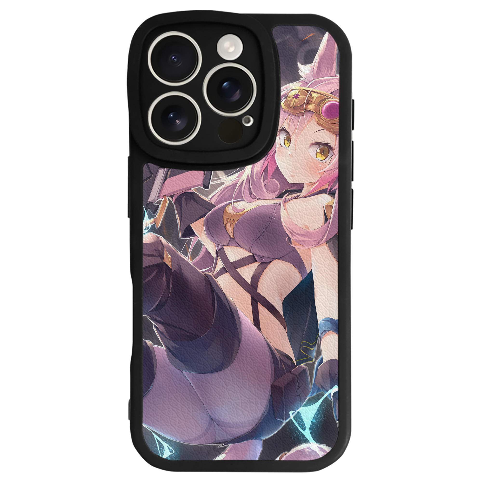 （画像用） 遊☆戯☆王 Yu-Gi-Oh! 【iPhone 16シリーズ対応】シリコンスマホケース（レザー調） 材質：シリコン
